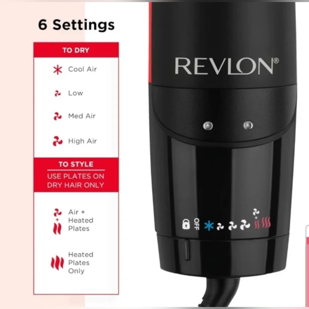 Revlon One-Step Air Straight black